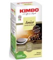KIMBO AMICO CAFFE' TORREFATTO E DECERATO 18 CIALDE 7 G